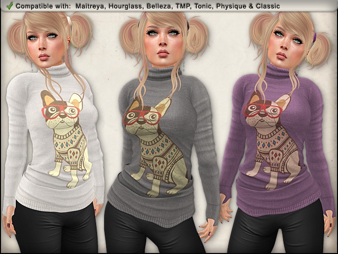 Ducknipple: Sweater vs2 - White