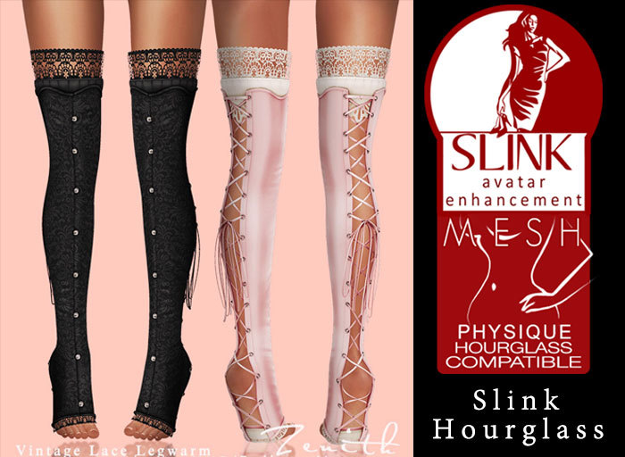 =Zenith=Vintage Lace Legwarm(all colors) -Slink Hourglass