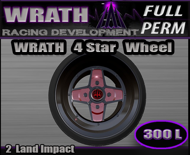 WRATH  4 Star rims full perm (boxed)