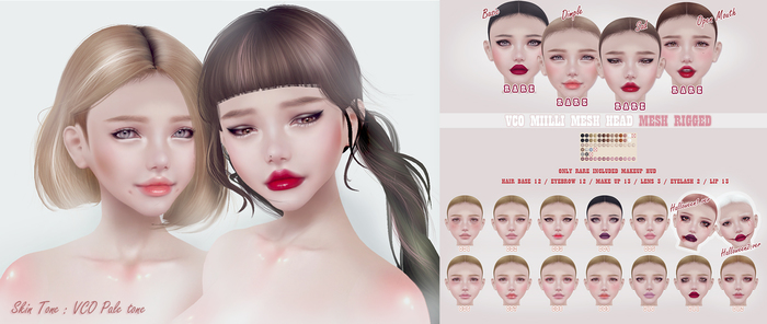 VCO Milli Head [Mesh - Rigged] 006