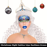 Female Christmas Night Tattoo&More - Christmas Tattoo - Christmas makeup