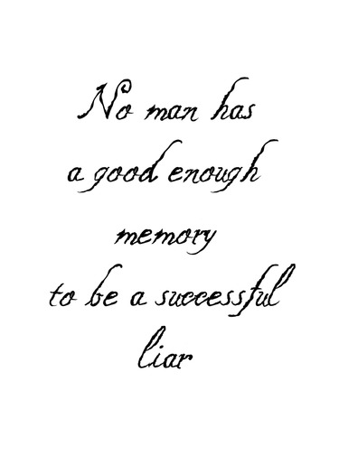 A Successful Liar (bagged)