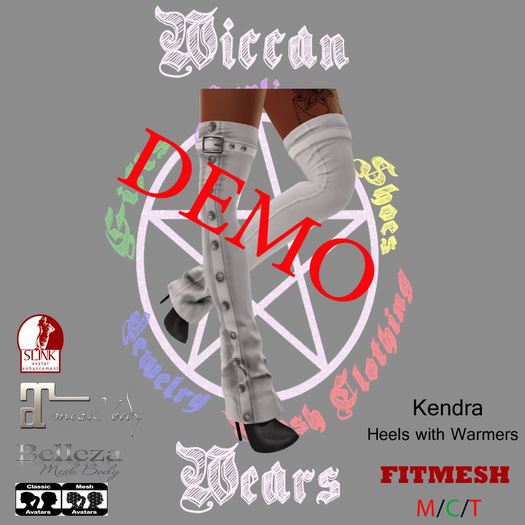 ~WW~ Kendra Heels with Warmers DEMO