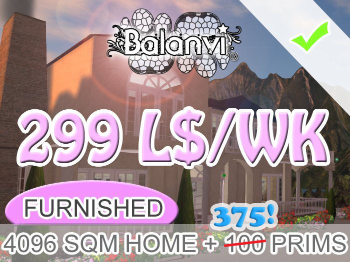 FULLY PRIVATE ISLAND RENTAL 299 L$ WK - 4096 SQM H2