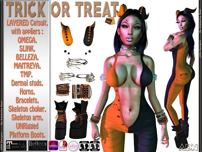 [AdN] TRICK OR TREAT (SLINK BELLEZA MAITREYA TMP OMEGA)