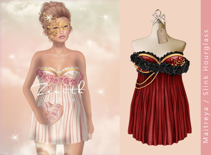 =Zenth=Masquerade Rose dress (Red)