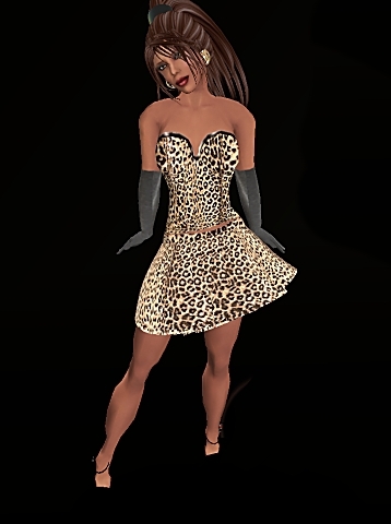 ARCHANGEL'S:  Leopard Print Dress