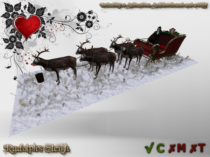Rudolph's Sleigh (Boxed)