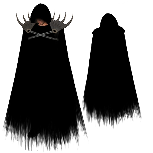Avilion Mist - Vindicator Cloak - Spirit - Black - Spikes