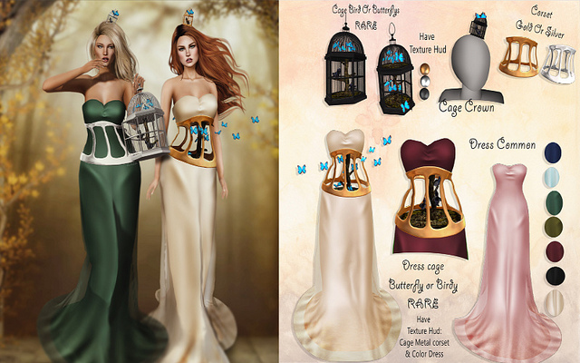 Cage Butterfly RARE
