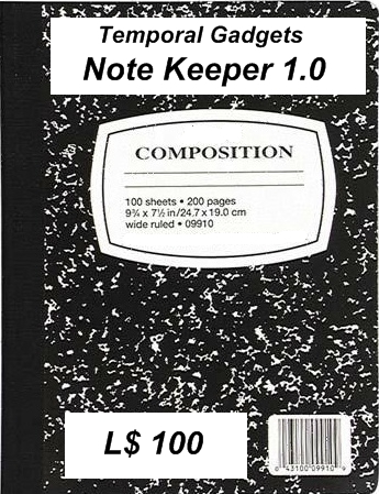 Temporal Gadgets Note Keeper HUD 1.0 (Packed)