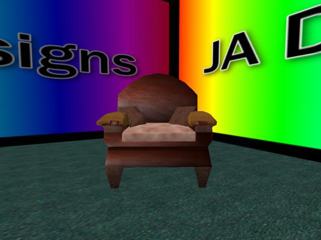 Brown Leather Chair (Boxed)