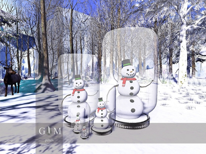 +gemposes+ - snowglobe deco-set [jar] -