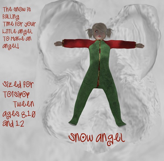 (K*C) Tweens Snow Angel