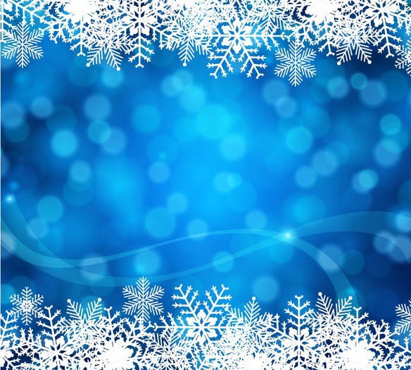 Christmas Blue Background 4