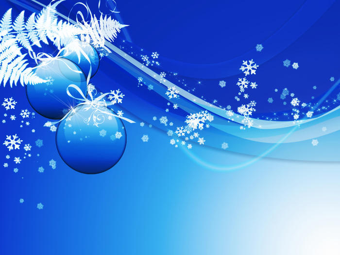Christmas Blue Background 1