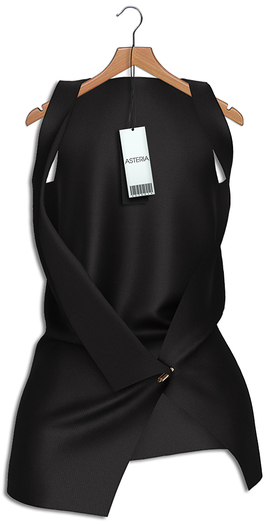 Asteria "Loren" [Maitreya/Belleza/Slink] Vest - Black