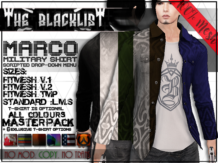 [Blacklist] - Marco Jacket - Masterpack (Unpacker - Hud) - WEAR