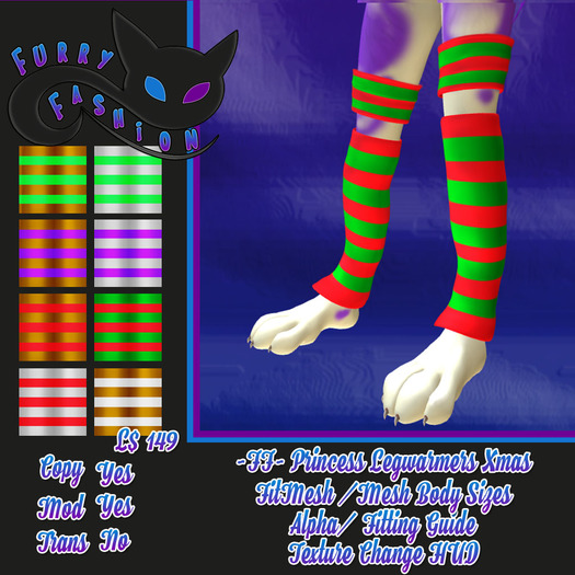 ~FF~ Princess Legwarmers Xmas