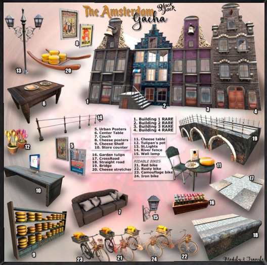 BJK * Amsterdam Gacha - Center table
