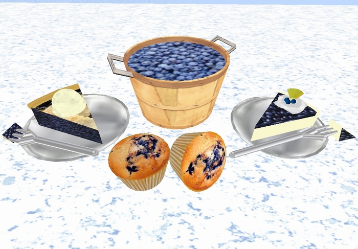 Divivity Fresh Blueberries Basket