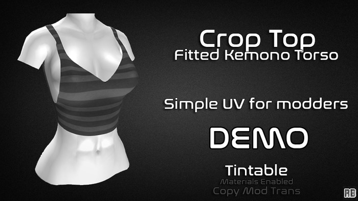[RB] Crop Top DEMO (Fitted Kemono Torso)