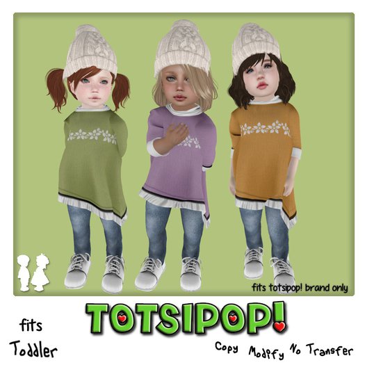 TOTSIPOP! Asymmetrical Pastel Flower Set