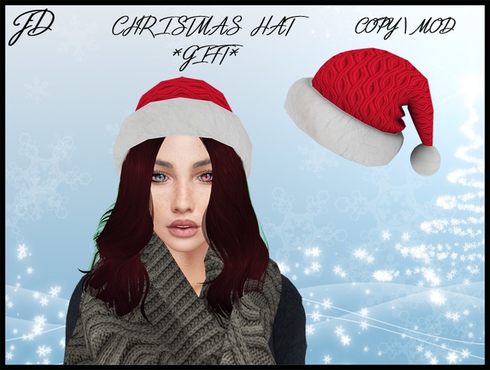 [JD] Christmas_Hat Gift (Wear)