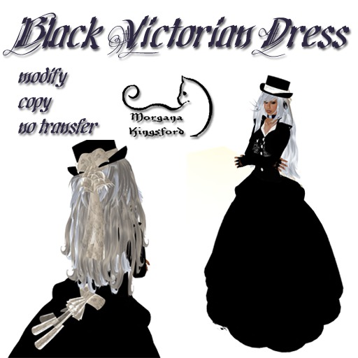black victorian dress