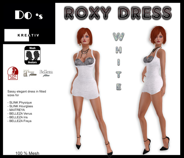 .:Do's:. Roxy Dress  WHITE  DEMO
