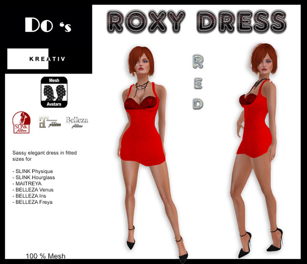 .:Do's:. Roxy Dress  RED  DEMO