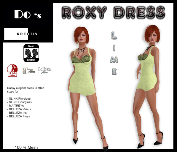 .:Do's:. Roxy Dress LIME
