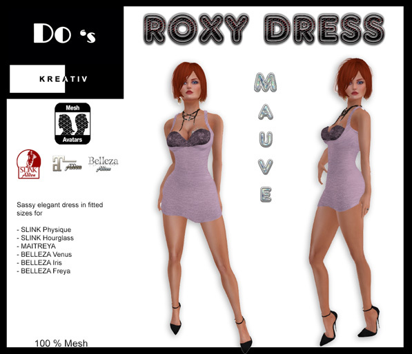 .:Do's:. Roxy Dress MAUVE