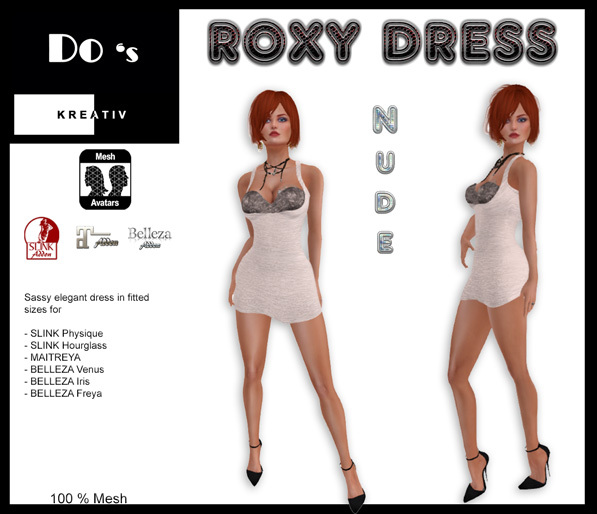 .:Do's:. Roxy Dress  NUDE