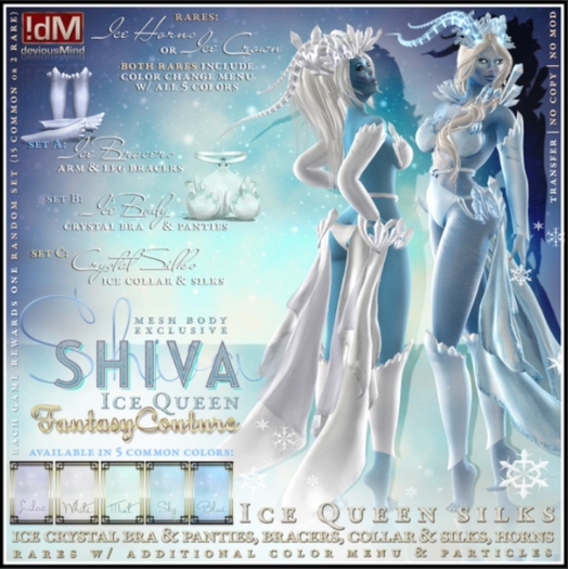 !dM deviousMind "Shiva" **ICE CROWN** (BOX #7) - RARE