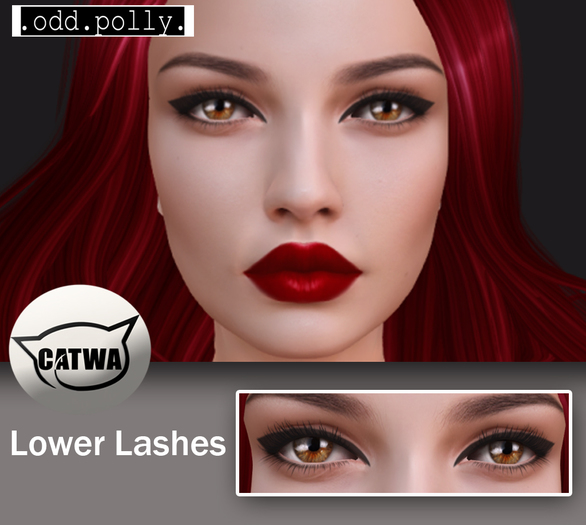 .odd.polly. Lower Lashes