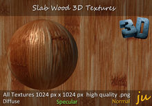 JU Slab Wood 3D Textures Full Perm