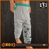 [iK01] Baggy Pants TD Baby - Staars White