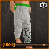 [iK01] Baggy Pants TD Baby - Toxxik White