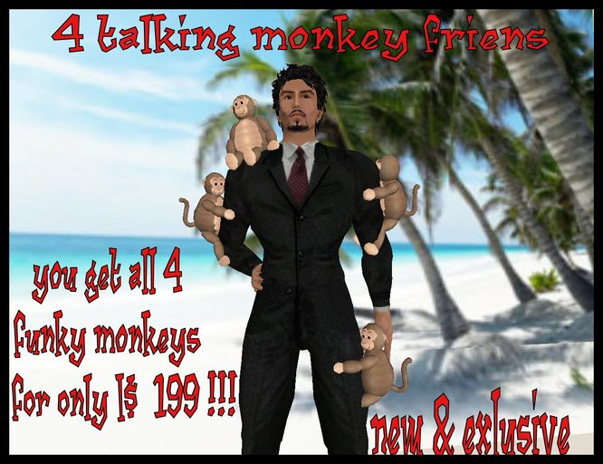 4 monkey friends