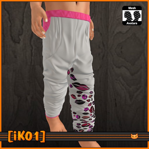 [iK01] Baggy Pants TD Baby - Lippeh White
