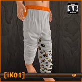 [iK01] Baggy Pants TD Baby - Flamer White