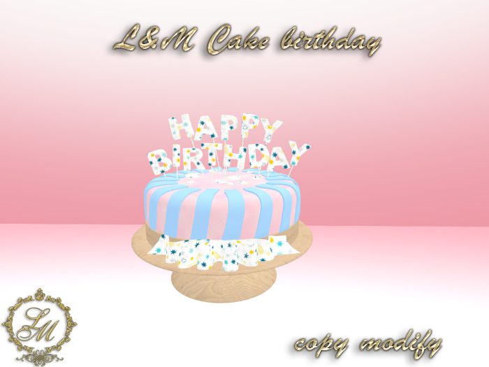L&M Cake birthday