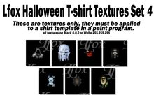 lfox Halloween T-shirt Textures Set 4 (boxed)