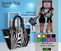 [D2T Designs] Spade BAG Zebra [boxed]