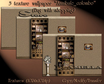 3 texture wallpaper "Annibale_colombo" (Bag with shopping)