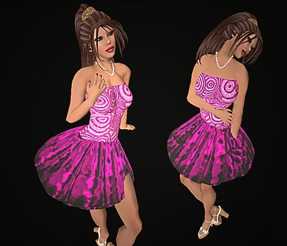 ARCHANGEL'S: Wine Swirl Beaded Dress