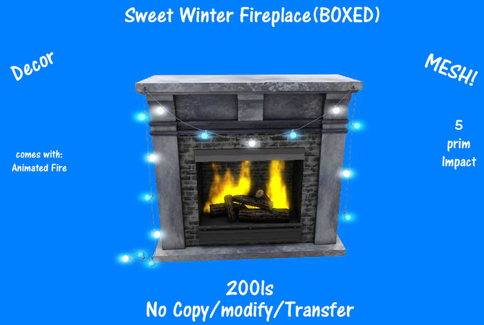Sweet Winter Fireplace(BOXED)