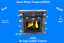 Sweet Winter Fireplace(BOXED)