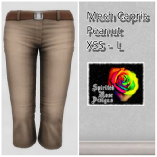 *SRD*  Peanut Capris